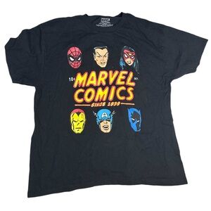 MARVEL Men’s Comics Black Short Sleeve T-Shirt XL